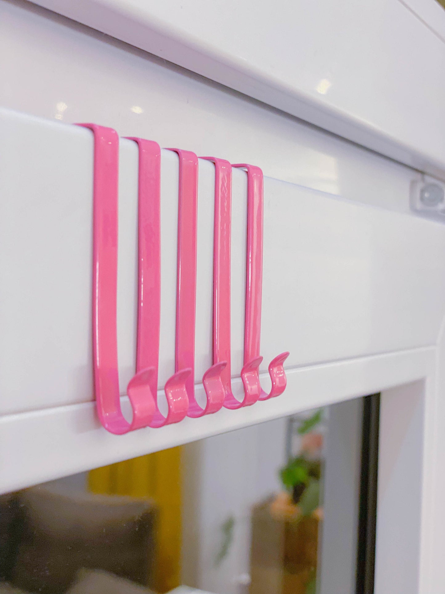 Fensterhaken Regenbogen – 6 Farben Set Bunte Helfer für Fenster, Bad und Kinderzimmer. Einfach einhängen und dekorieren.