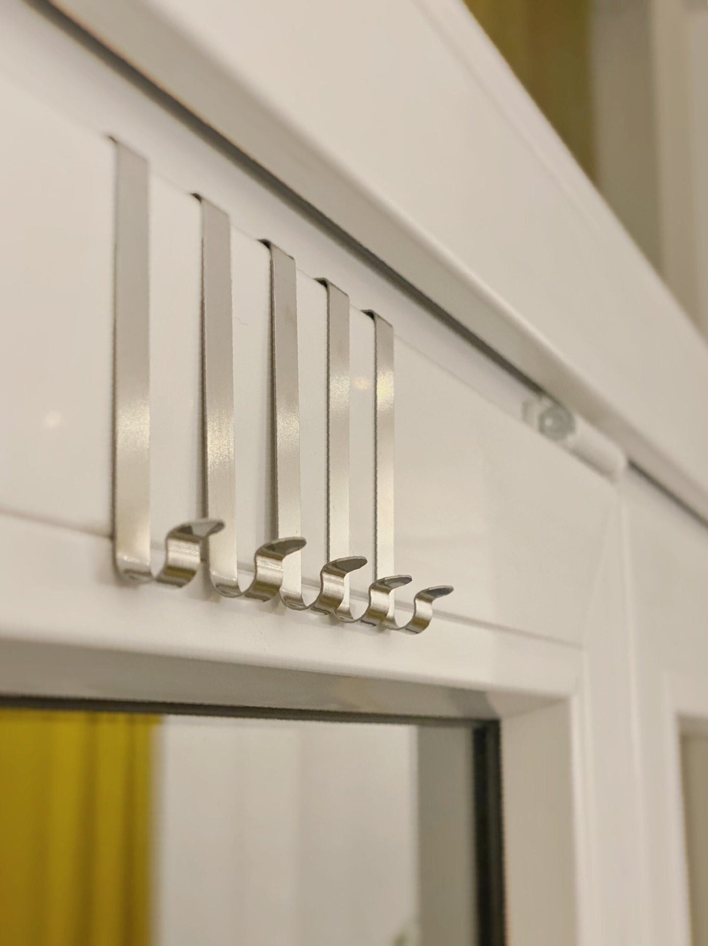 5er Set Fensterhaken – Edelstahl Dekohaken Zum Einhängen ohne Bohren – ideal für Fenster, Bad & Küche