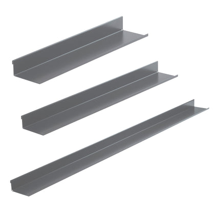 Stabiles Wandregal aus Metall – Modernes Wandboard in Schwarz, Weiß, Blau & Rosa | 40 60 ca.120 cm