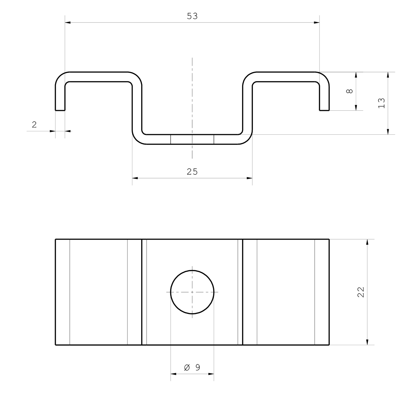 Gitterrostbefestigung M-Clip MC004