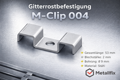 Gitterrostbefestigung M-Clip MC004