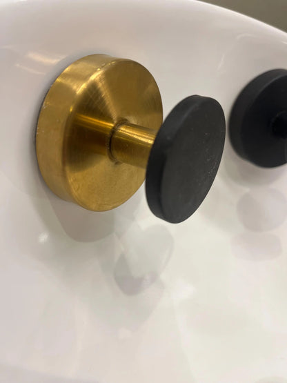 Magnetischer Seifenhalter Schwarz Gold oder Silber– Seifenschale ohne Bohren – Minimalistisches Bad Zubehör – Nachhaltig & Rostfrei